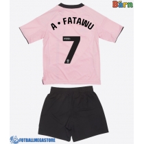 Fotballdrakt Barn Leicester City Issahaku Fatawu #7 Tredjedraktsett 2025-26 Kortermet (+ Korte bukser)